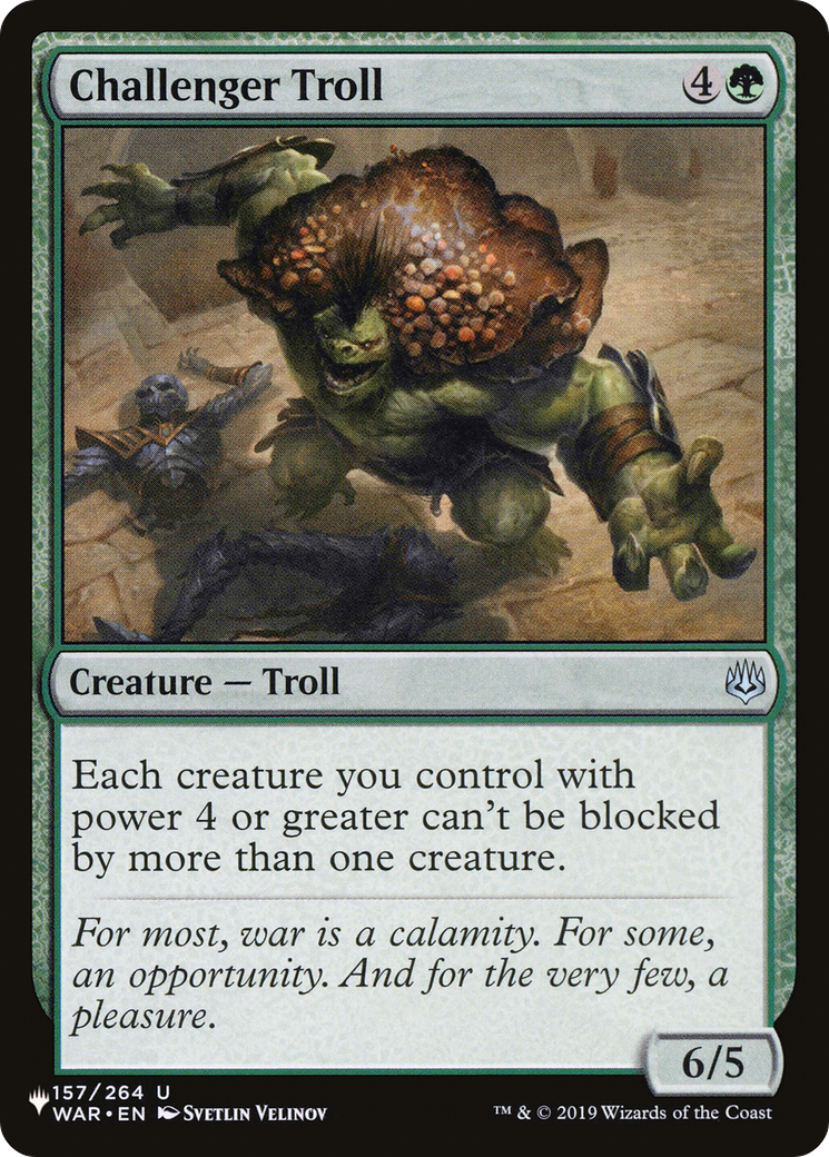 Challenger Troll [The List Reprints] | Exor Games Bridgewater