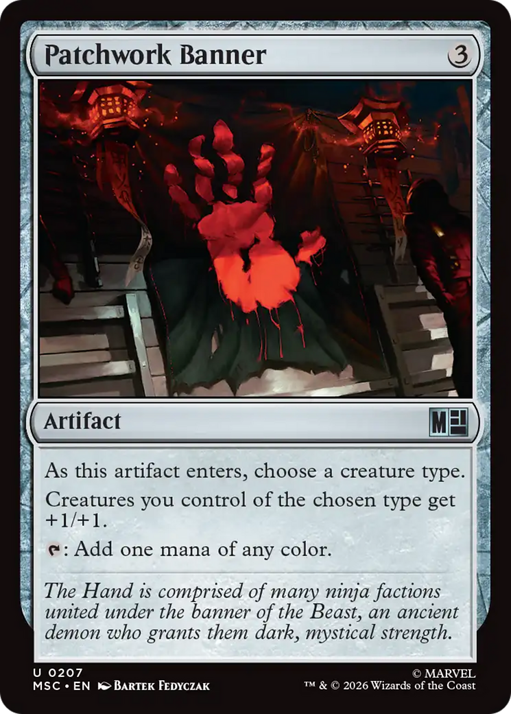 Patchwork Banner (Surge Foil) [Marvel Super Heroes Commander] | Exor Games Bridgewater