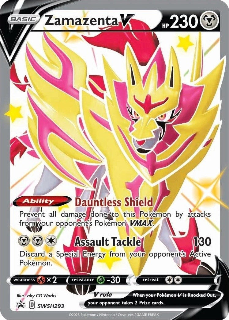 Zamazenta V (SWSH293) [Sword & Shield: Black Star Promos] | Exor Games Bridgewater