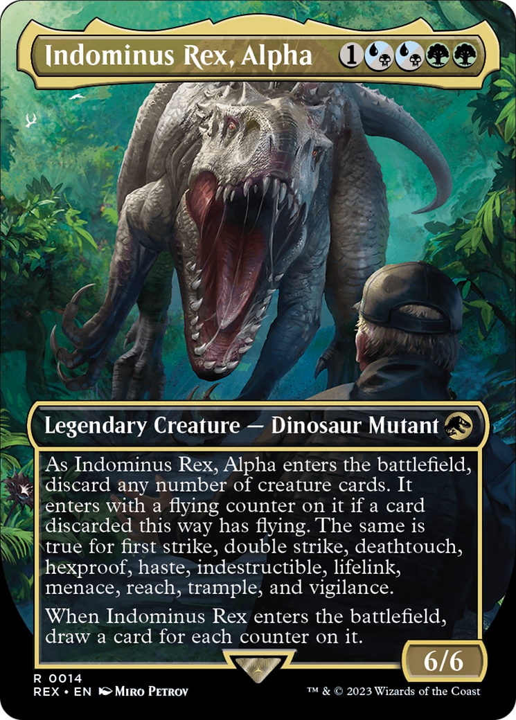 Indominus Rex, Alpha (Borderless) [Jurassic World Collection] | Exor Games Bridgewater