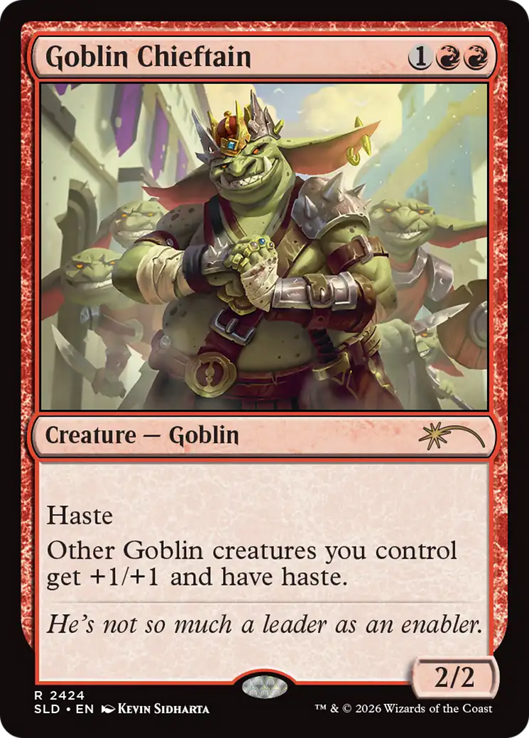 Goblin Chieftain (2424) [Secret Lair Drop Series] | Exor Games Bridgewater