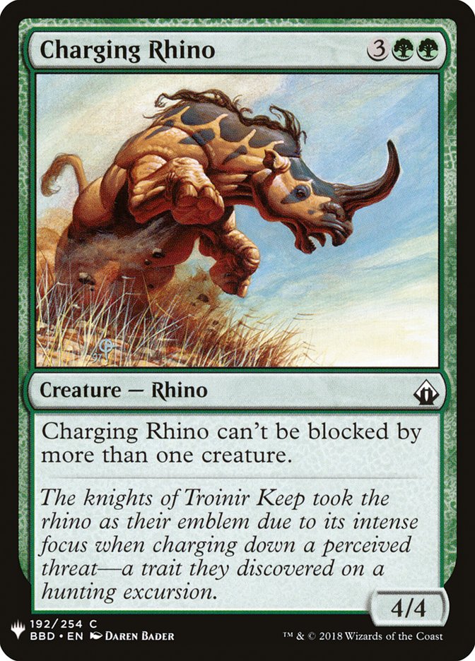 Charging Rhino [Mystery Booster] | Exor Games Bridgewater