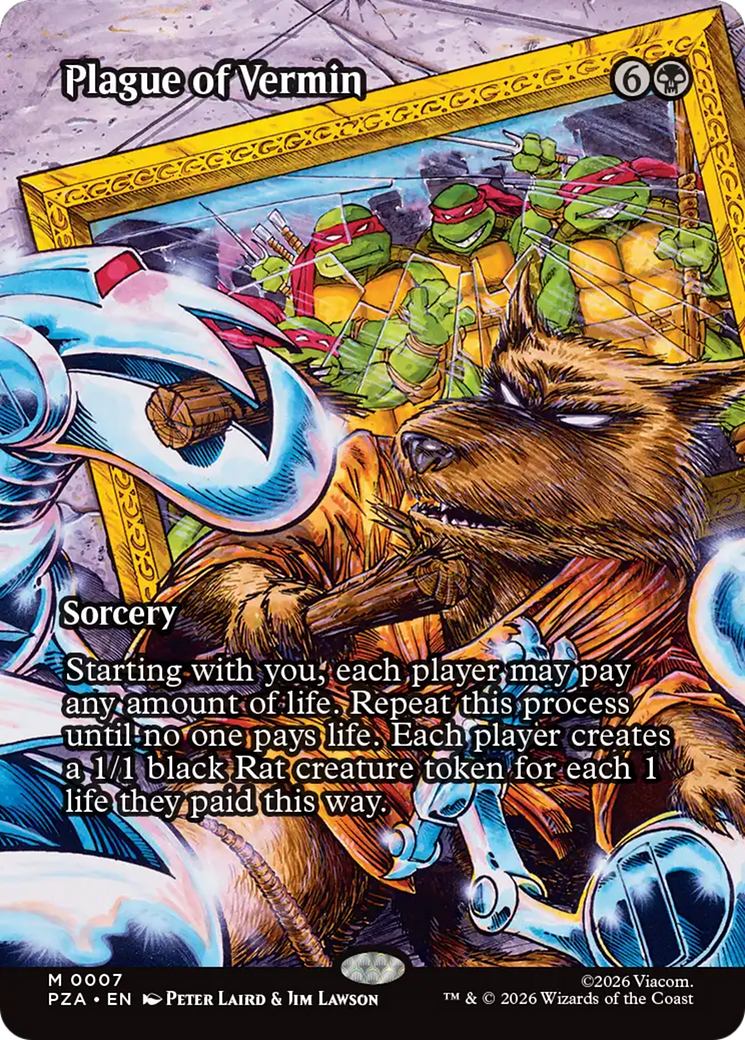 Plague of Vermin (Borderless) [Teenage Mutant Ninja Turtles Eternal-Legal] | Exor Games Bridgewater