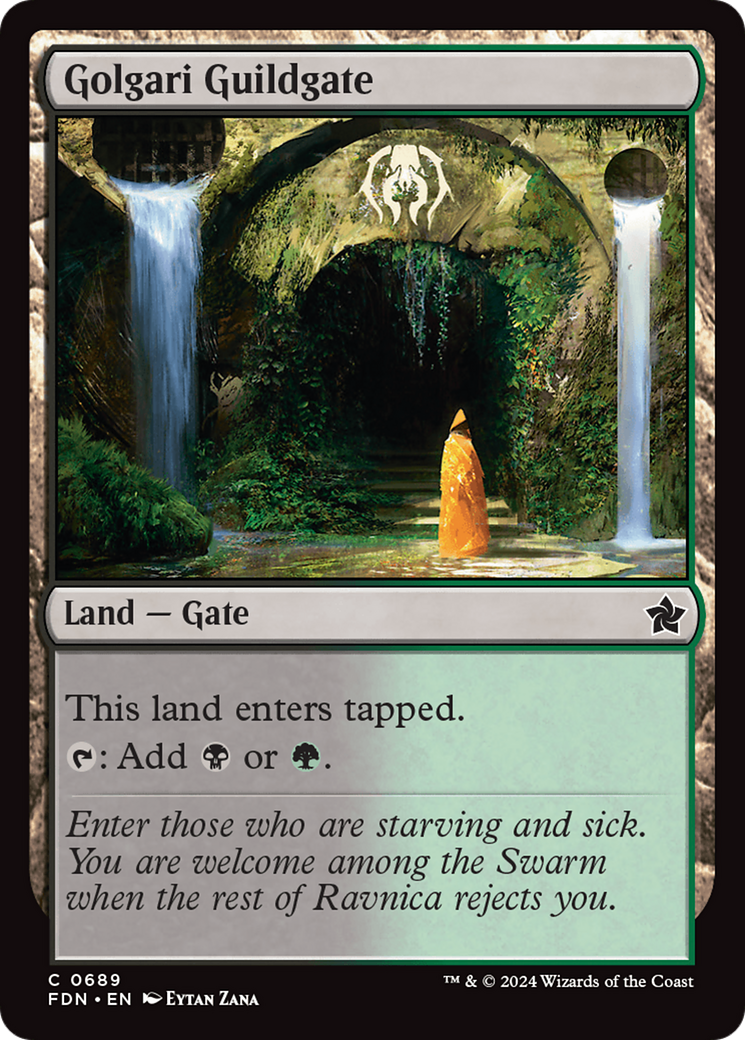 Golgari Guildgate [Foundations] | Exor Games Bridgewater