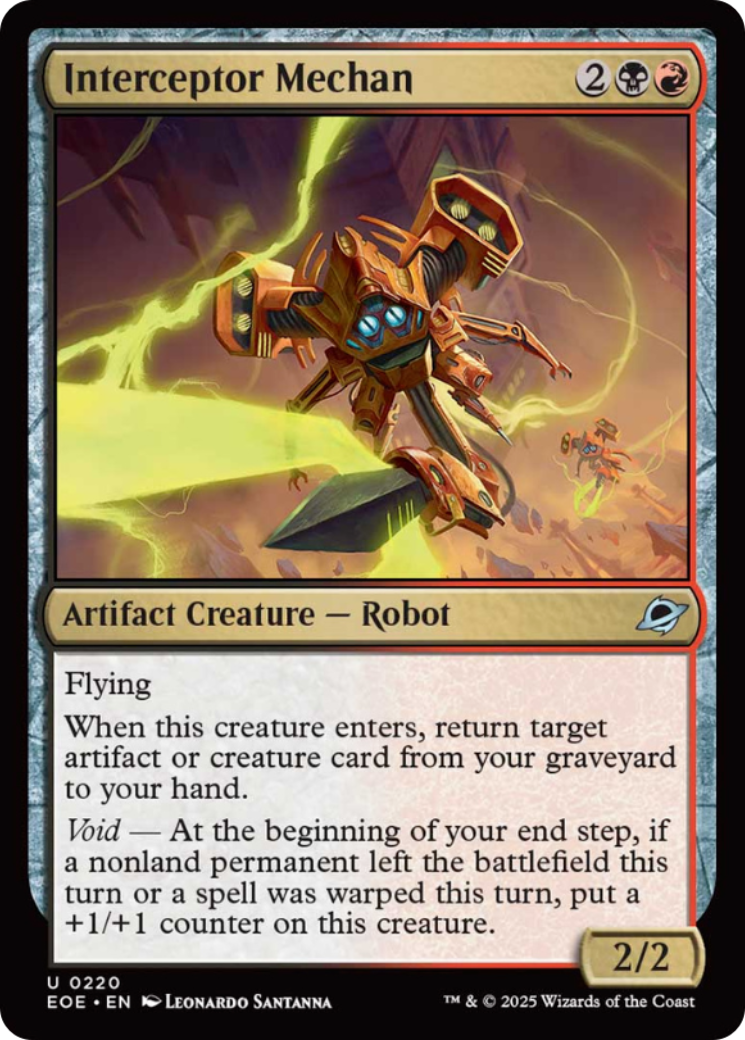 Interceptor Mechan [Edge of Eternities] | Exor Games Bridgewater