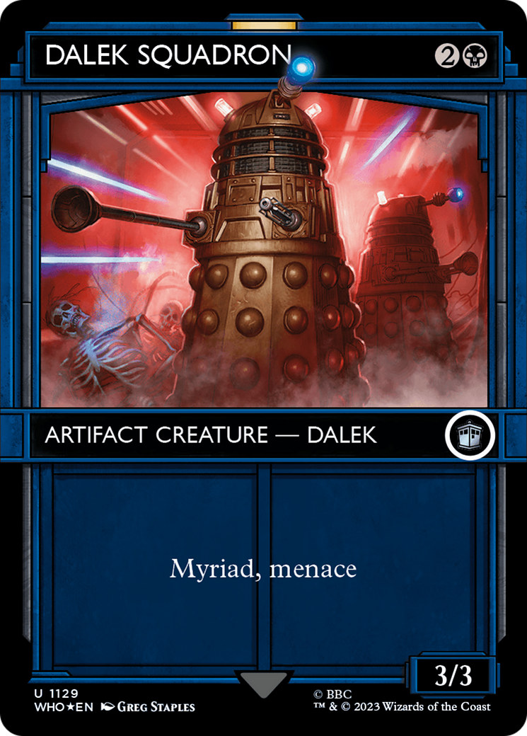 Dalek Squadron (Showcase) (Surge Foil) [Doctor Who] | Exor Games Bridgewater