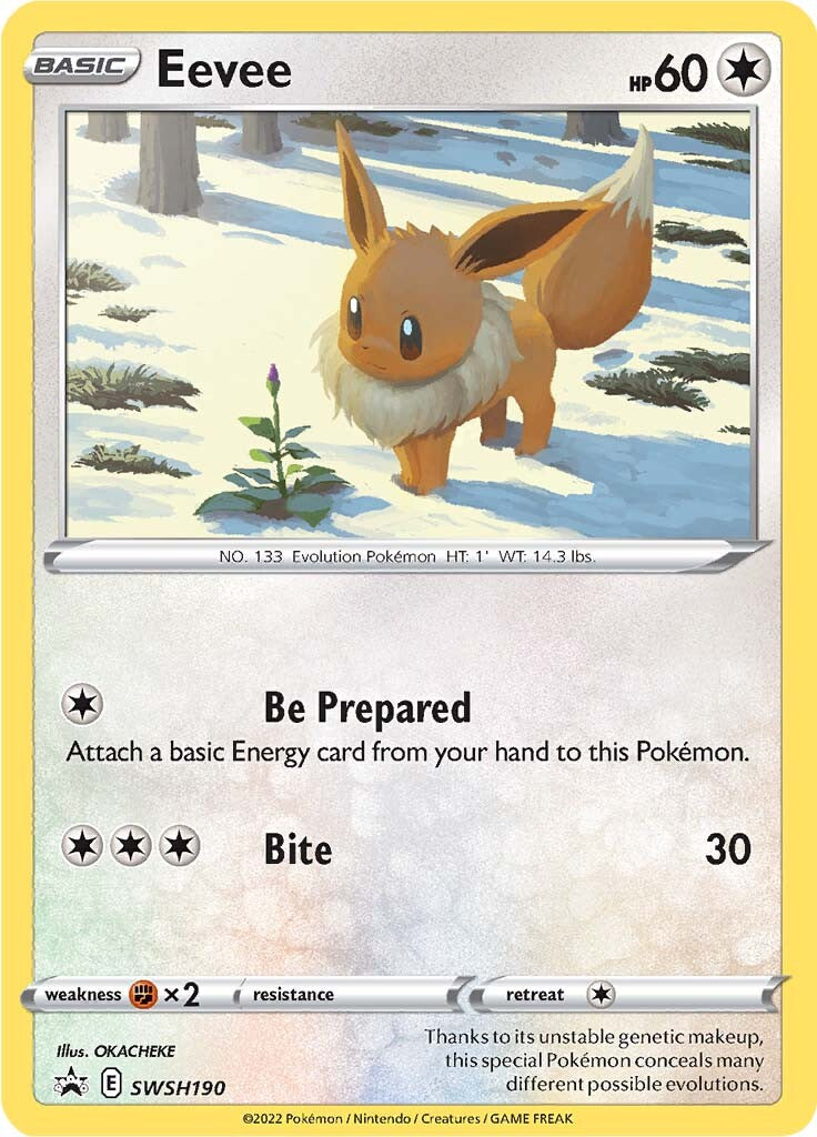Eevee (SWSH190) [Sword & Shield: Black Star Promos] | Exor Games Bridgewater