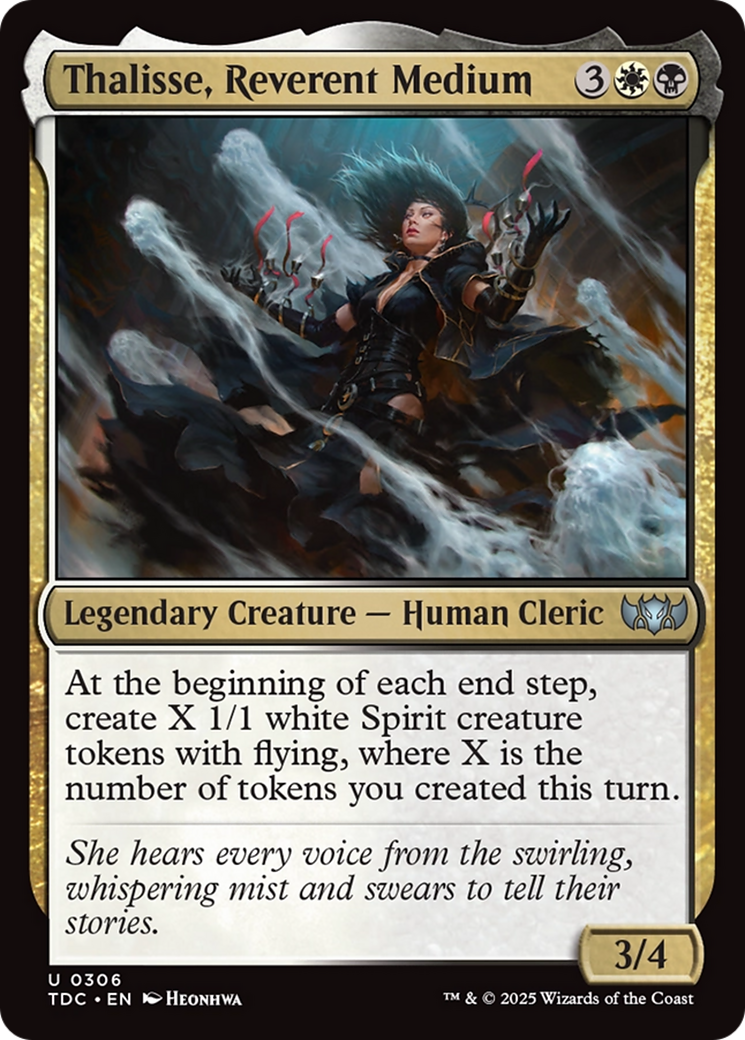 Thalisse, Reverent Medium [Tarkir: Dragonstorm Commander] | Exor Games Bridgewater