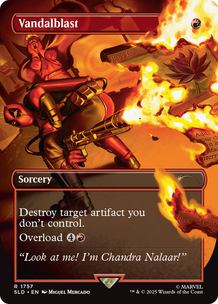 Vandalblast (1757) (Rainbow Foil) [Secret Lair Drop Series] | Exor Games Bridgewater