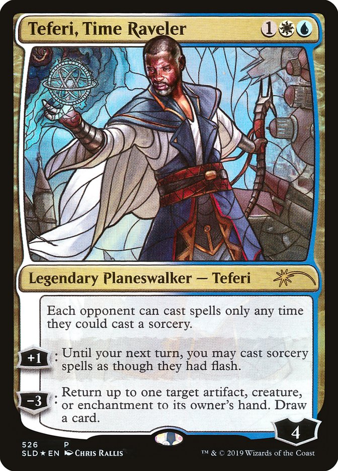 Teferi, Time Raveler (Stained Glass) [Secret Lair Drop Promos] | Exor Games Bridgewater