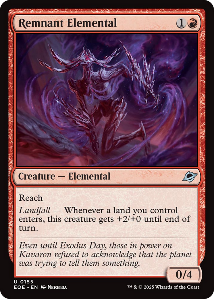 Remnant Elemental [Edge of Eternities] | Exor Games Bridgewater