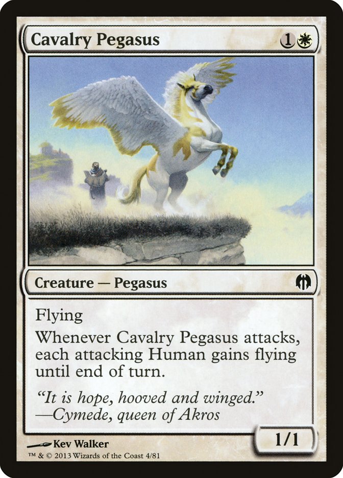 Cavalry Pegasus [Duel Decks: Heroes vs. Monsters] | Exor Games Bridgewater