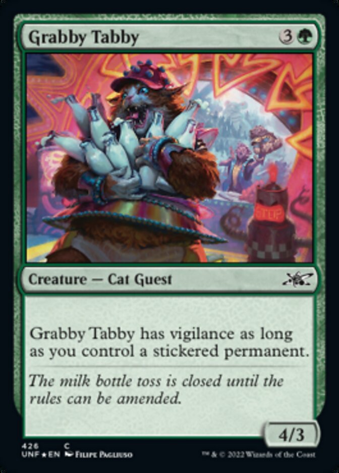 Grabby Tabby (Galaxy Foil) [Unfinity] | Exor Games Bridgewater