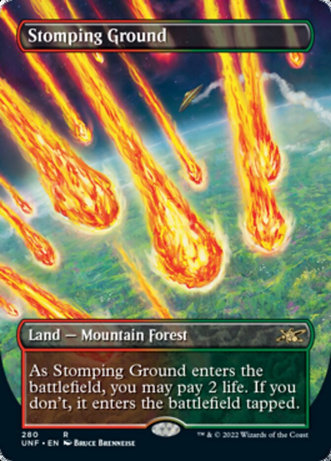 Stomping Ground (Borderless) [Unfinity] | Exor Games Bridgewater