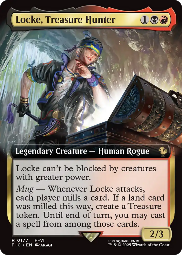 Locke, Treasure Hunter (Extended Art) [FINAL FANTASY Commander] | Exor Games Bridgewater