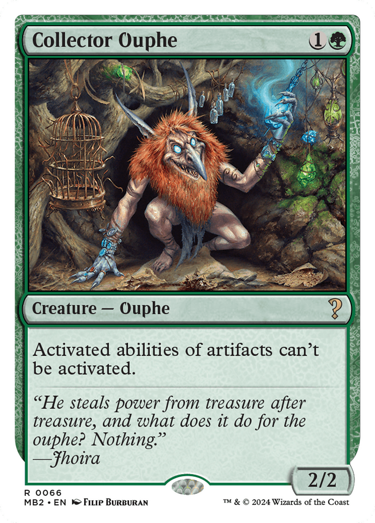 Collector Ouphe (White Border) [Mystery Booster 2] | Exor Games Bridgewater