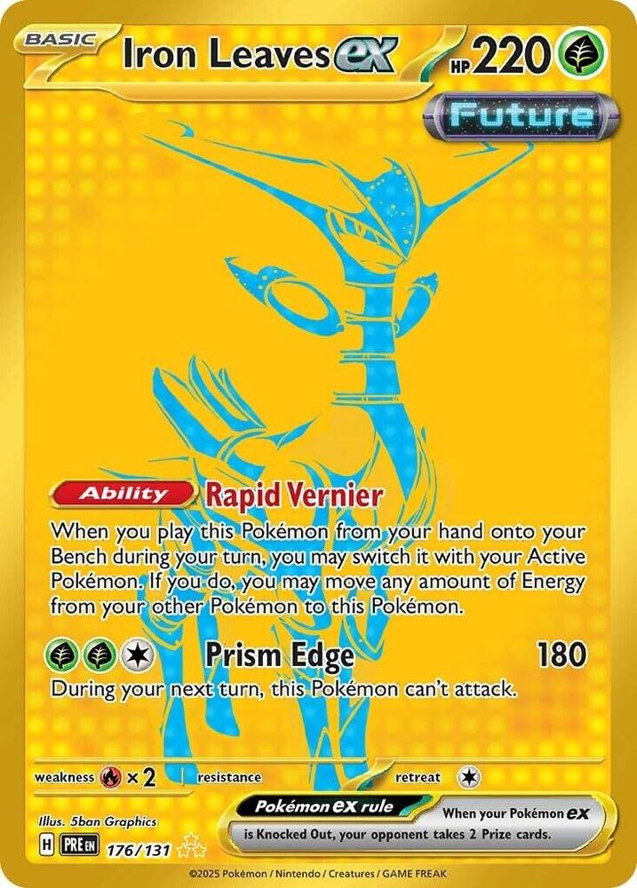 Iron Leaves ex (176/131) [Scarlet & Violet: Prismatic Evolutions] | Exor Games Bridgewater