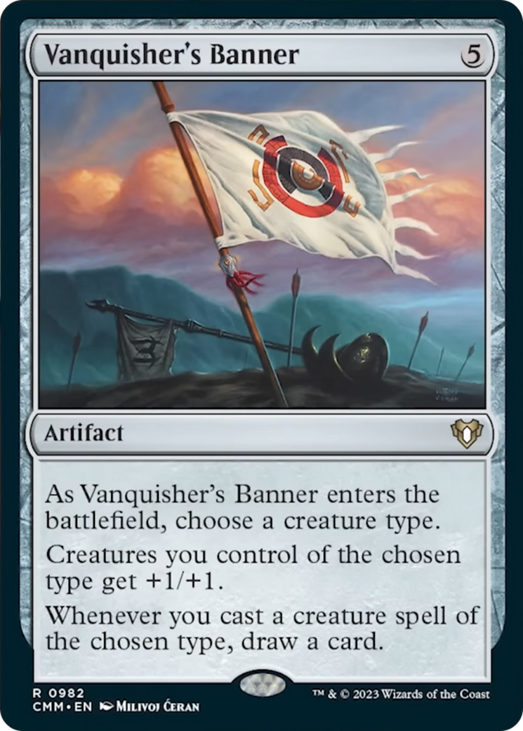 Vanquisher's Banner [Commander Masters] | Exor Games Bridgewater