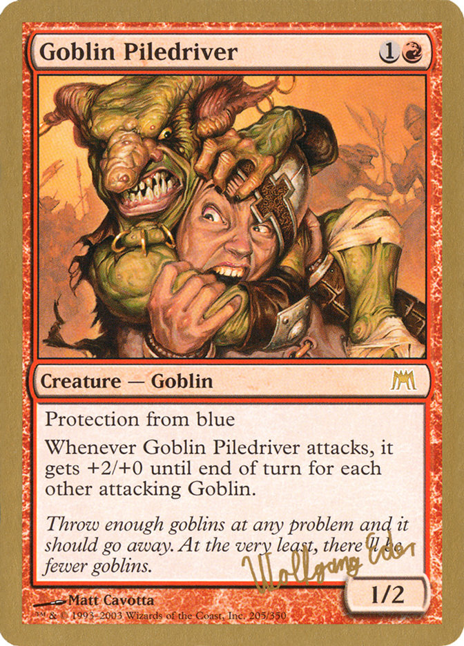 Goblin Piledriver (Wolfgang Eder) [World Championship Decks 2003] | Exor Games Bridgewater