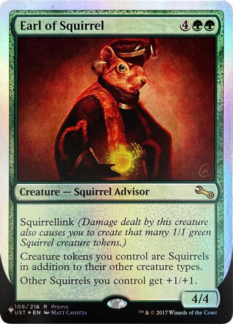 Earl of Squirrel (Unfinity Foil Edition) [The List] | Exor Games Bridgewater