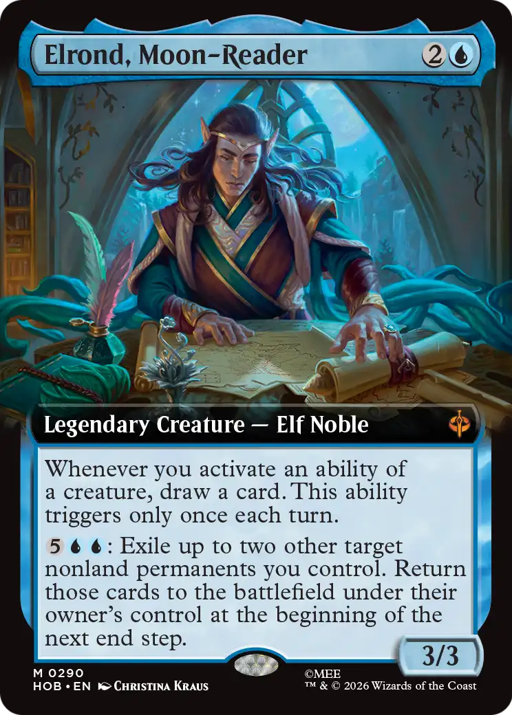 Elrond, Moon-Reader (Extended Art) [The Hobbit] | Exor Games Bridgewater