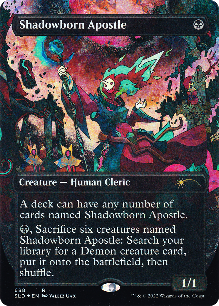 Shadowborn Apostle (688) (Borderless) [Secret Lair Drop Promos] | Exor Games Bridgewater