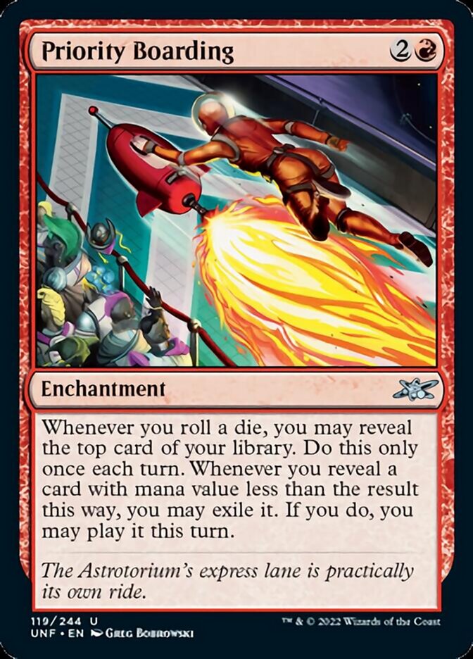 Priority Boarding [Unfinity] | Exor Games Bridgewater