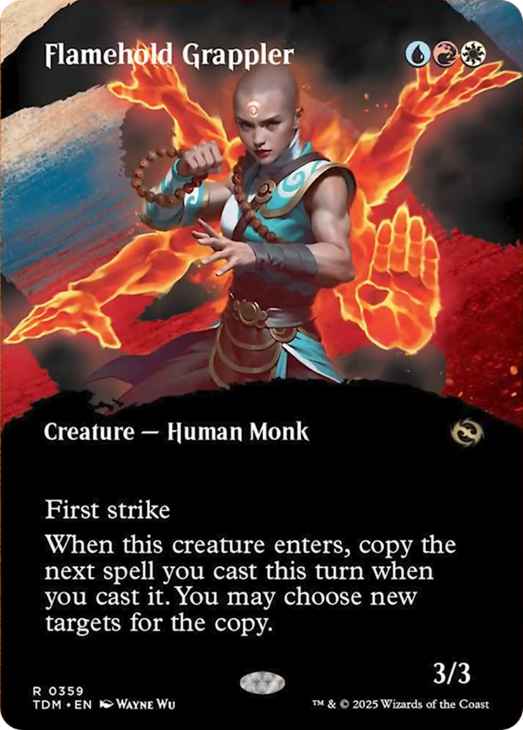 Flamehold Grappler (Borderless) [Tarkir: Dragonstorm] | Exor Games Bridgewater