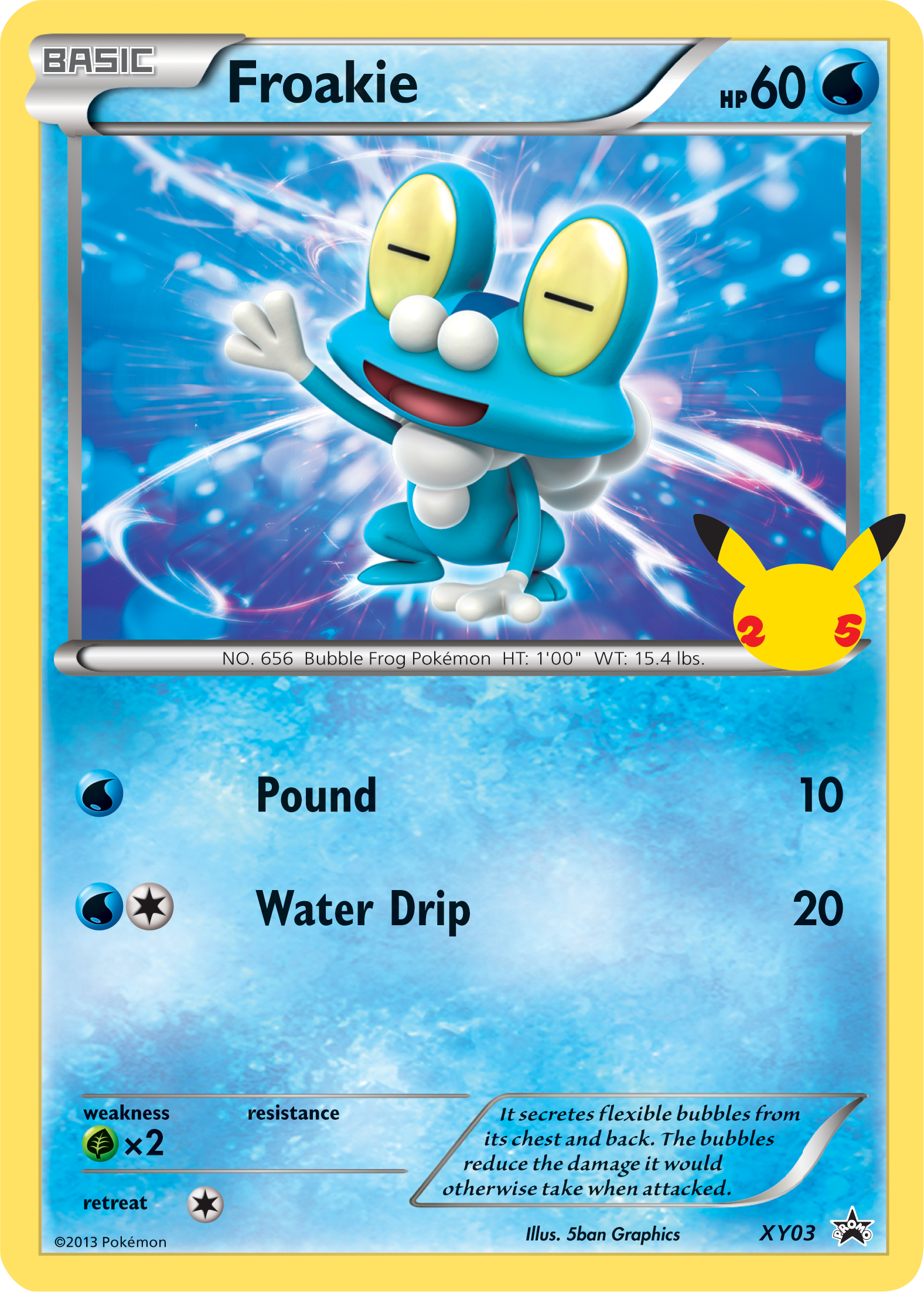 Froakie (XY03) (Jumbo Card) [First Partner Pack] | Exor Games Bridgewater