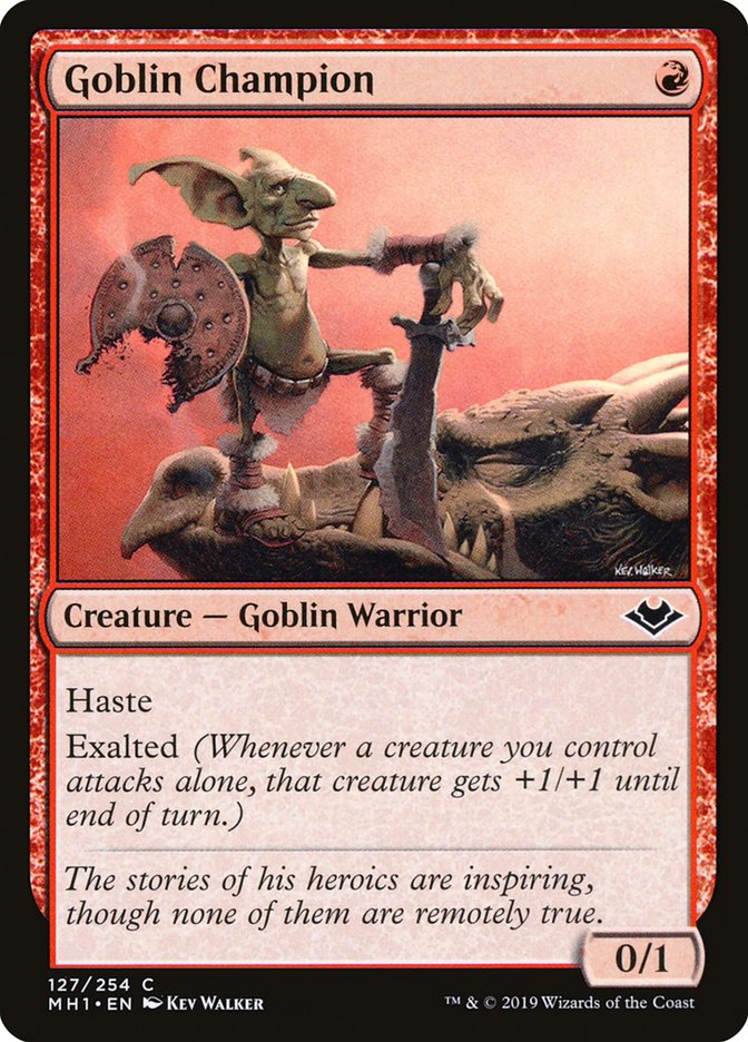 Goblin Champion [Modern Horizons] | Exor Games Bridgewater