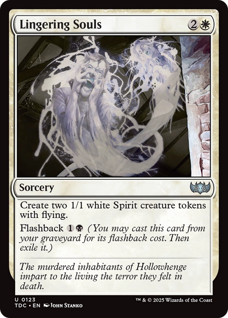 Lingering Souls [Tarkir: Dragonstorm Commander] | Exor Games Bridgewater