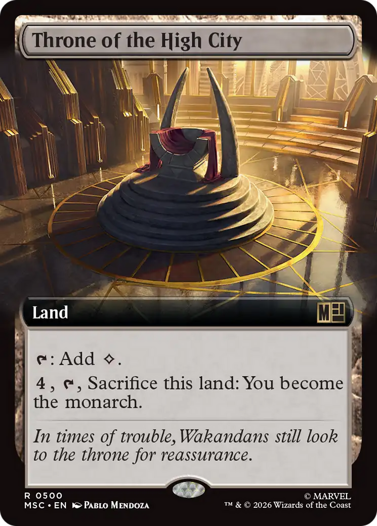 Throne of the High City (Extended Art) [Marvel Super Heroes Commander] | Exor Games Bridgewater