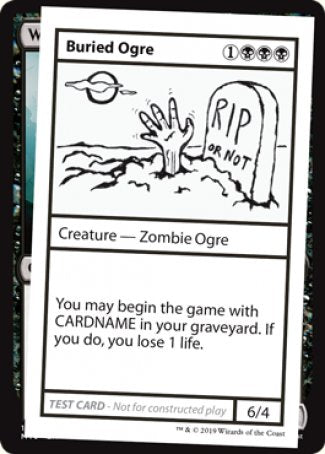 Buried Ogre (2021 Edition) [Mystery Booster Playtest Cards] | Exor Games Bridgewater