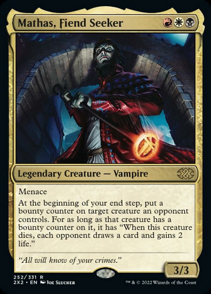 Mathas, Fiend Seeker [Double Masters 2022] | Exor Games Bridgewater