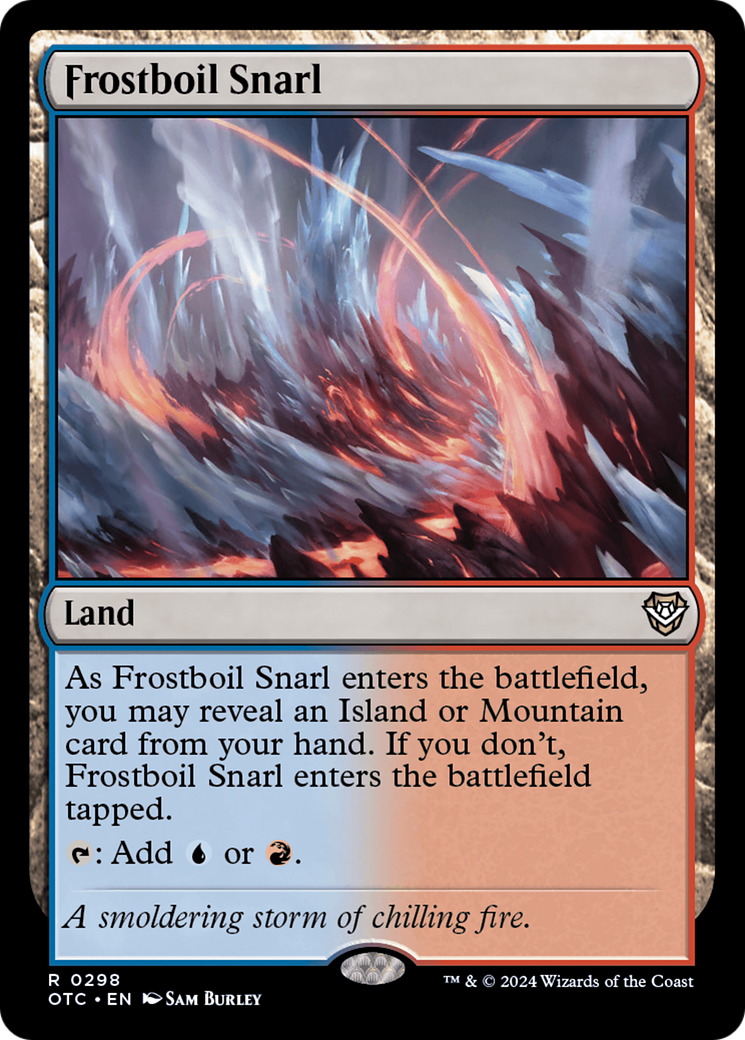 Frostboil Snarl [Outlaws of Thunder Junction Commander] | Exor Games Bridgewater