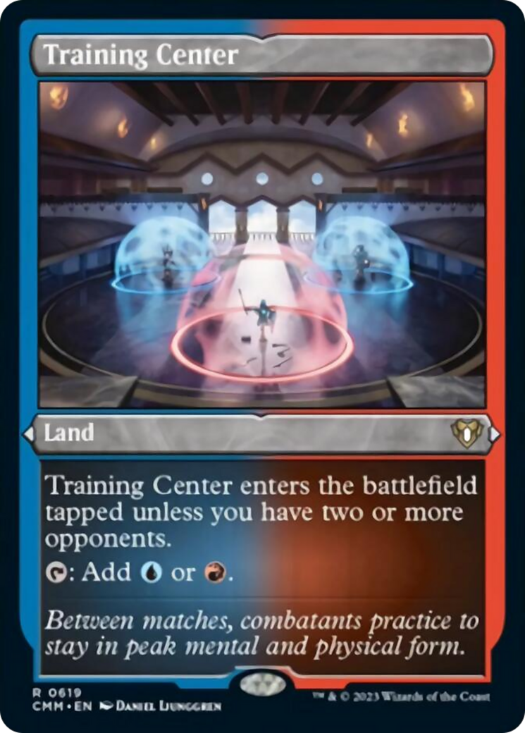 Training Center (Foil Etched) [Commander Masters] | Exor Games Bridgewater