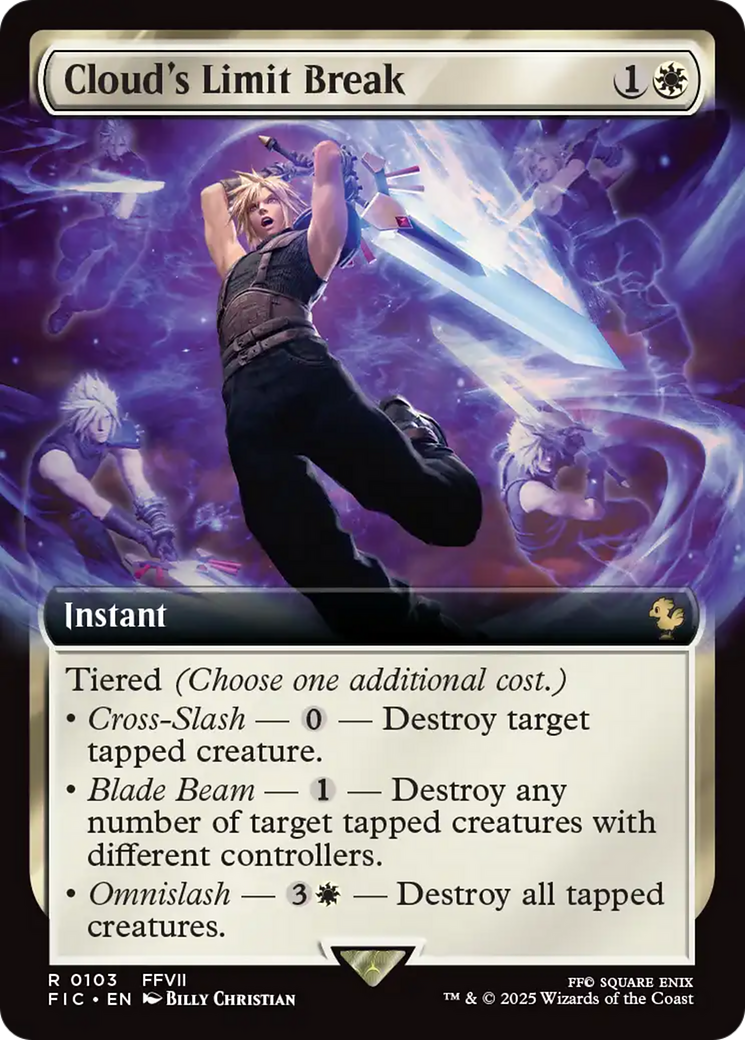 Cloud's Limit Break (Extended Art) [FINAL FANTASY Commander] | Exor Games Bridgewater