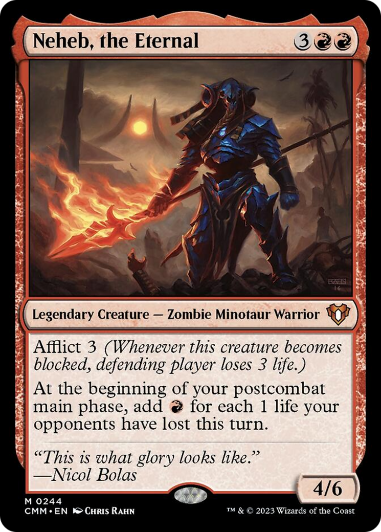 Neheb, the Eternal [Commander Masters] | Exor Games Bridgewater