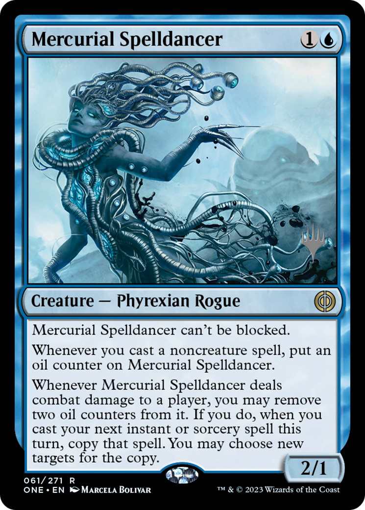 Mercurial Spelldancer (Promo Pack) [Phyrexia: All Will Be One Promos] | Exor Games Bridgewater