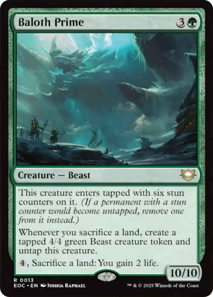 Baloth Prime [Edge of Eternities Commander] | Exor Games Bridgewater