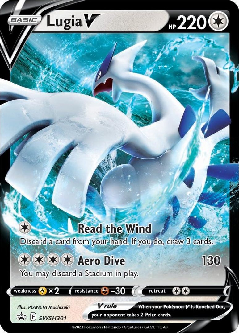 Lugia V (SWSH301) (Jumbo Card) [Sword & Shield: Black Star Promos] | Exor Games Bridgewater