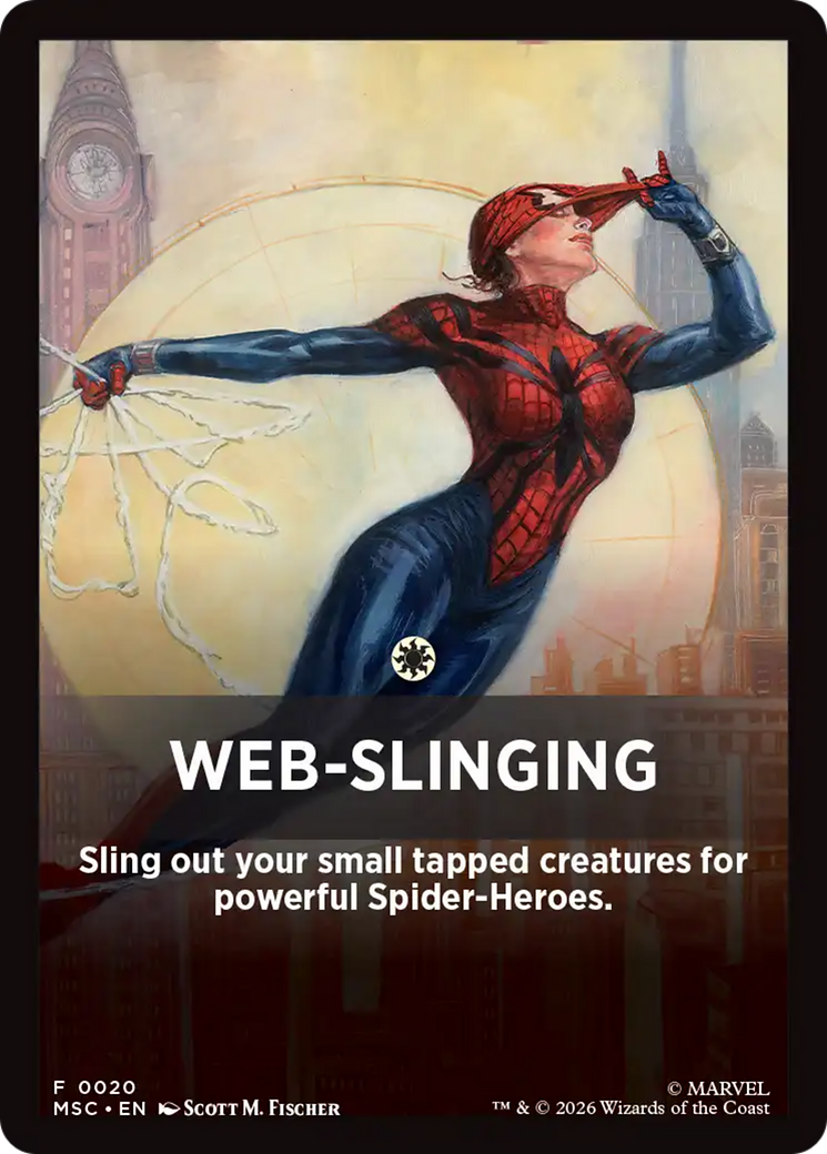Web-Slinging Theme Card [Marvel Super Heroes Commander] | Exor Games Bridgewater