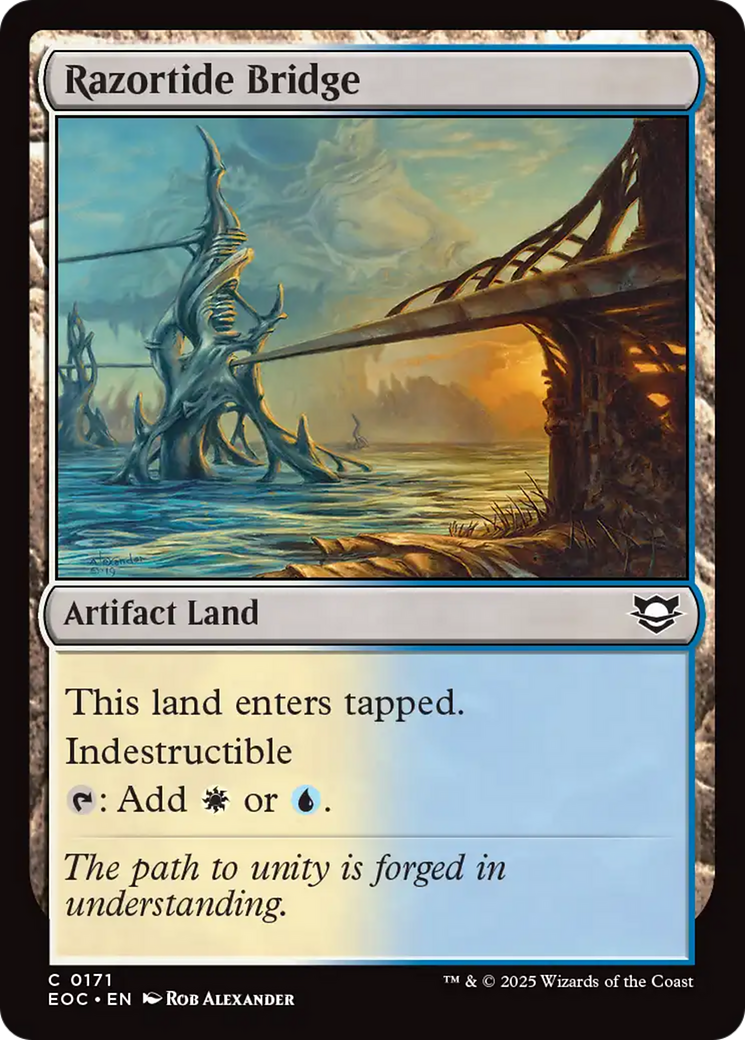 Razortide Bridge [Edge of Eternities Commander] | Exor Games Bridgewater