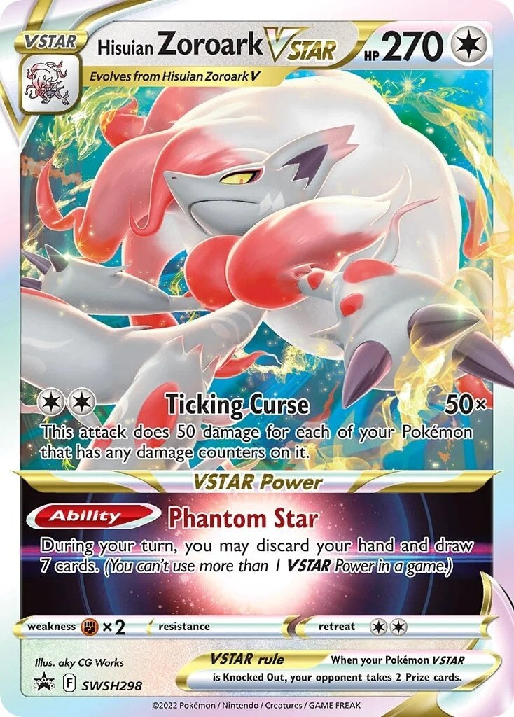 Hisuian Zoroark VSTAR (SWSH298) (Jumbo Card) [Sword & Shield: Lost Origin] | Exor Games Bridgewater