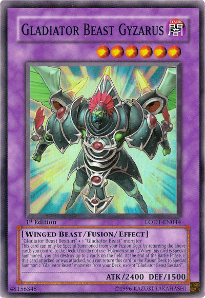 Gladiator Beast Gyzarus [LODT-EN044] Super Rare | Exor Games Bridgewater