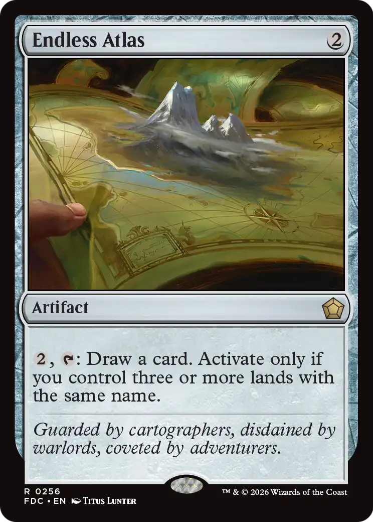 Endless Atlas [Foundations Commander] | Exor Games Bridgewater