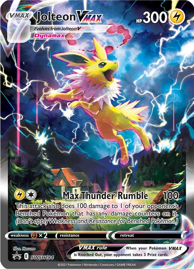 Jolteon VMAX (SWSH184) [Sword & Shield: Black Star Promos] | Exor Games Bridgewater