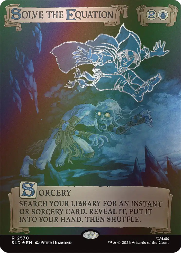 Solve the Equation (2570) (Out Of Sight Foil) [Secret Lair Drop Series] | Exor Games Bridgewater