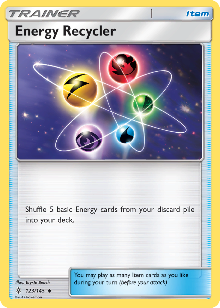 Energy Recycler (123/145) [Sun & Moon: Guardians Rising] | Exor Games Bridgewater