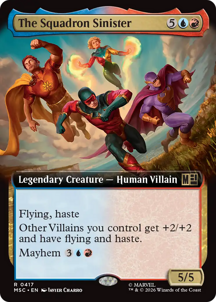 The Squadron Sinister (Extended Art) [Marvel Super Heroes Commander] | Exor Games Bridgewater